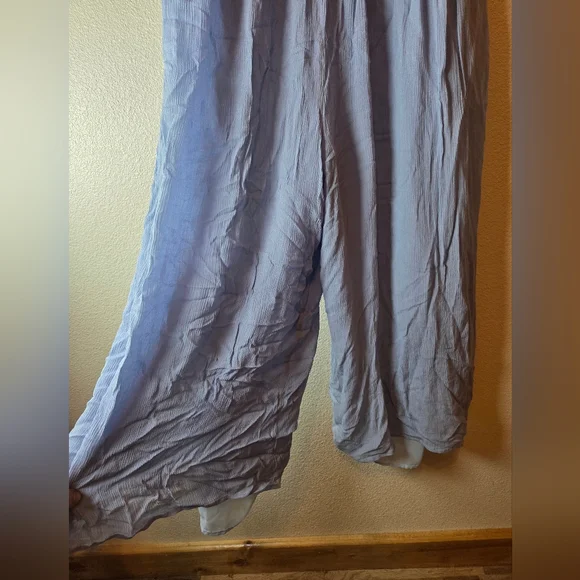 Lilyful Elegant Lace‎ Trim Jumpsuit in Light Blue Size Large - Picture 6 of 8